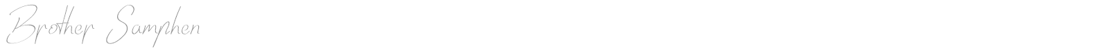Brother Samphen font preview
